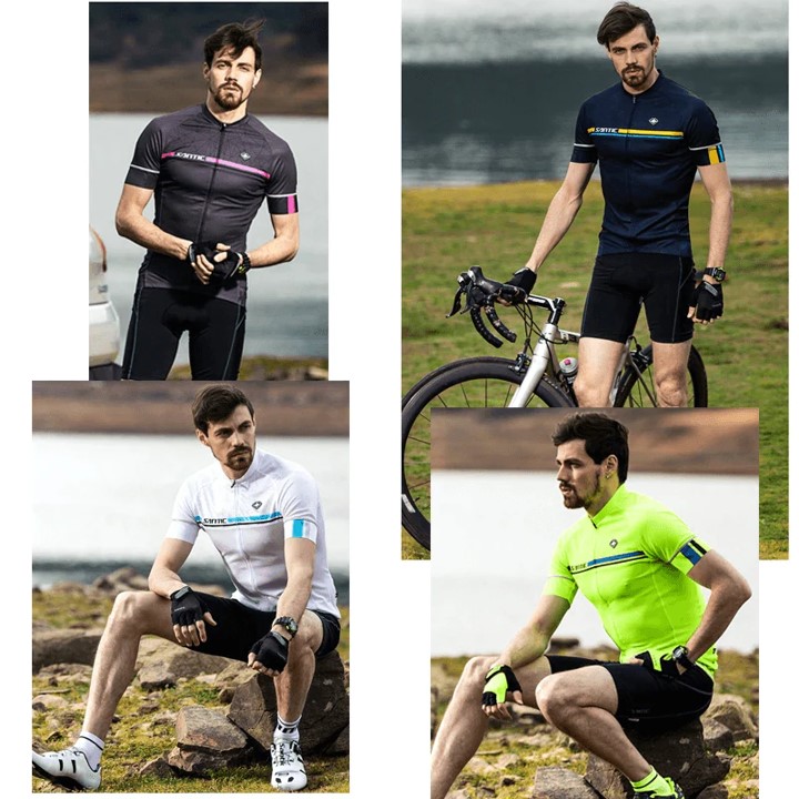 SANTIC Men's Short Sleeve Cycling Jersey - Carmen Ⅱ - Image 7