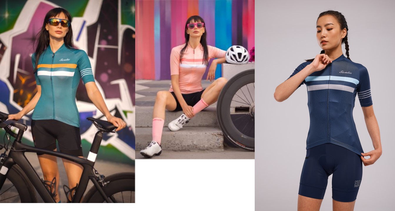SANTIC Ladies' Short Sleeve Cycling Jersey - Pali - Image 6
