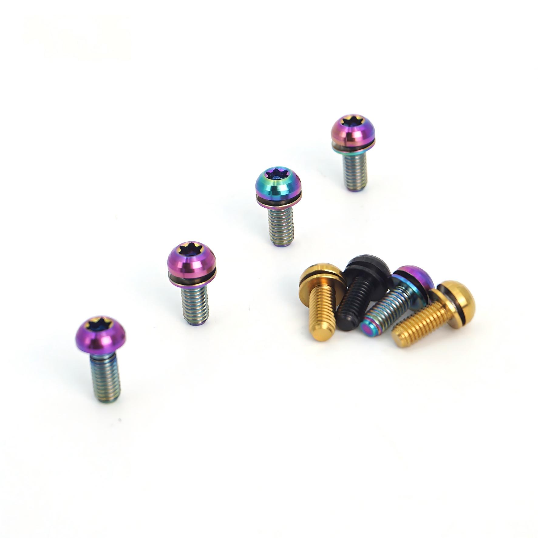 Titanium Grade 5 bolts M5X12mm pack of 4 pcs